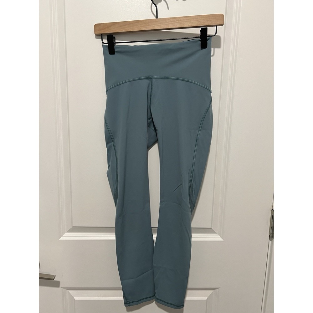 Lululemon Train Times Pant 25" Frosted Pine Size‎ 4 Athletic Running Womens